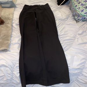 Black Lululemon Flare Yoga Pants